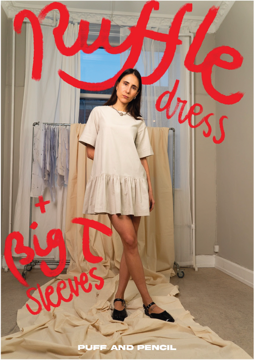 PUFF AND PENCIL - Ruffle Dress