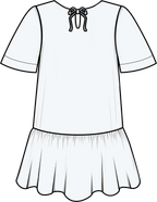 PUFF AND PENCIL - Ruffle Dress