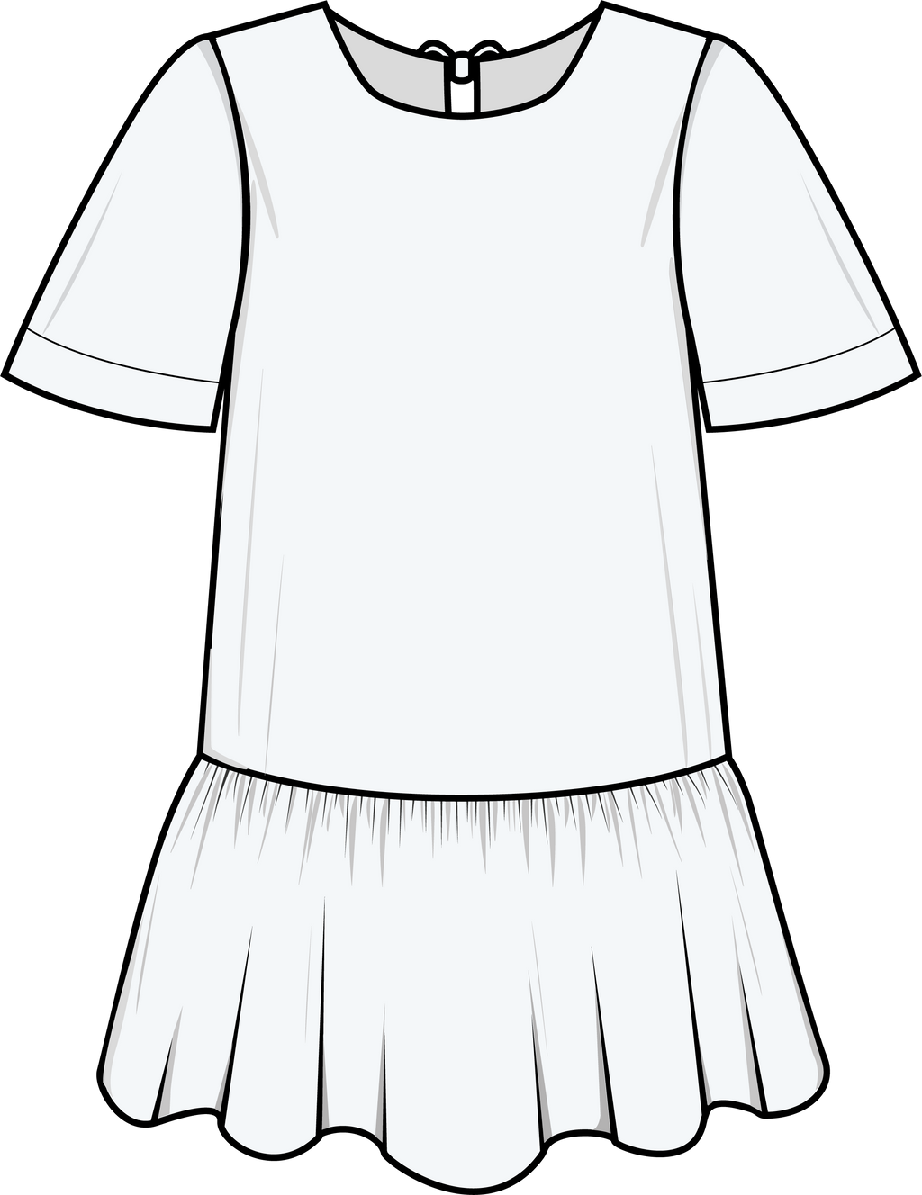 PUFF AND PENCIL - Ruffle Dress