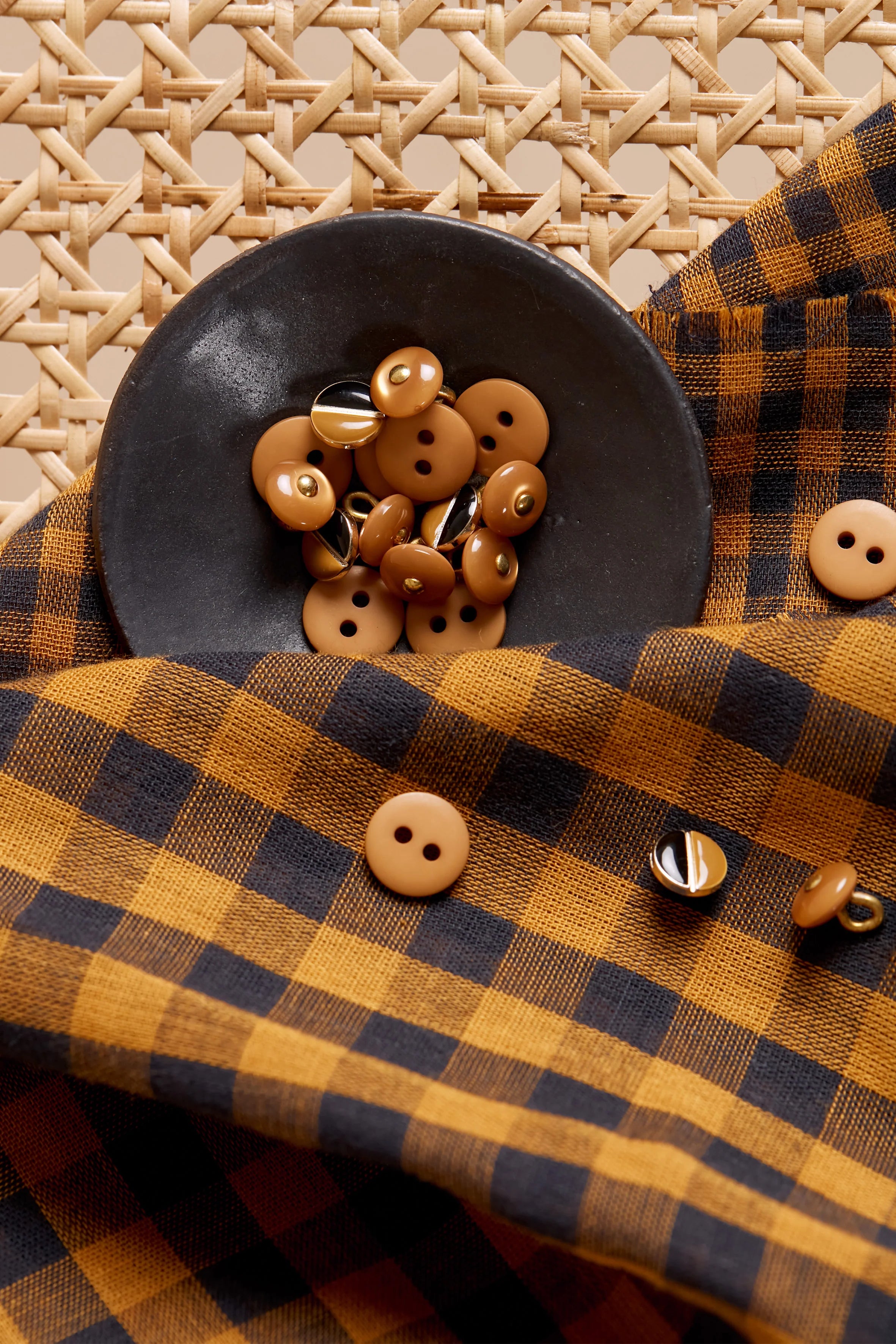 Atelier Brunette - Gingham Night Ochre
