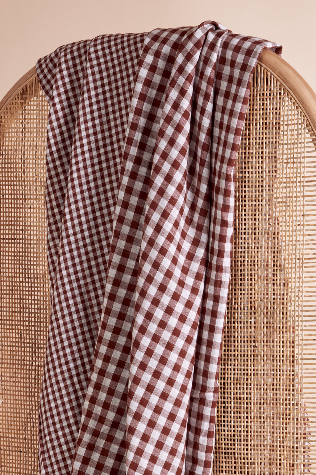 Atelier Brunette - Gingham Off White / Rust