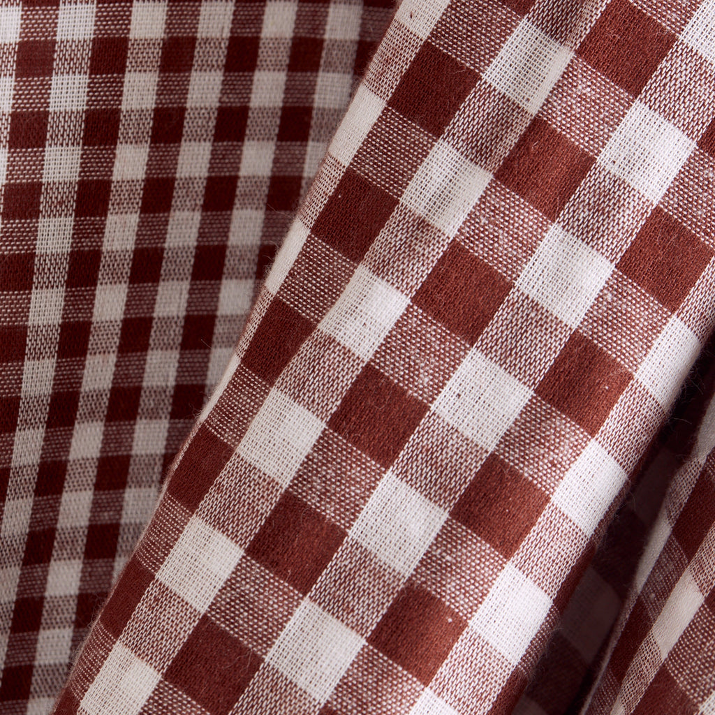Atelier Brunette - Gingham Off White / Rust