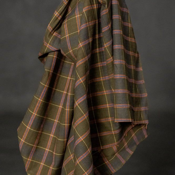 Merchant & Mills - Misty Green Handwoven Cotton Check
